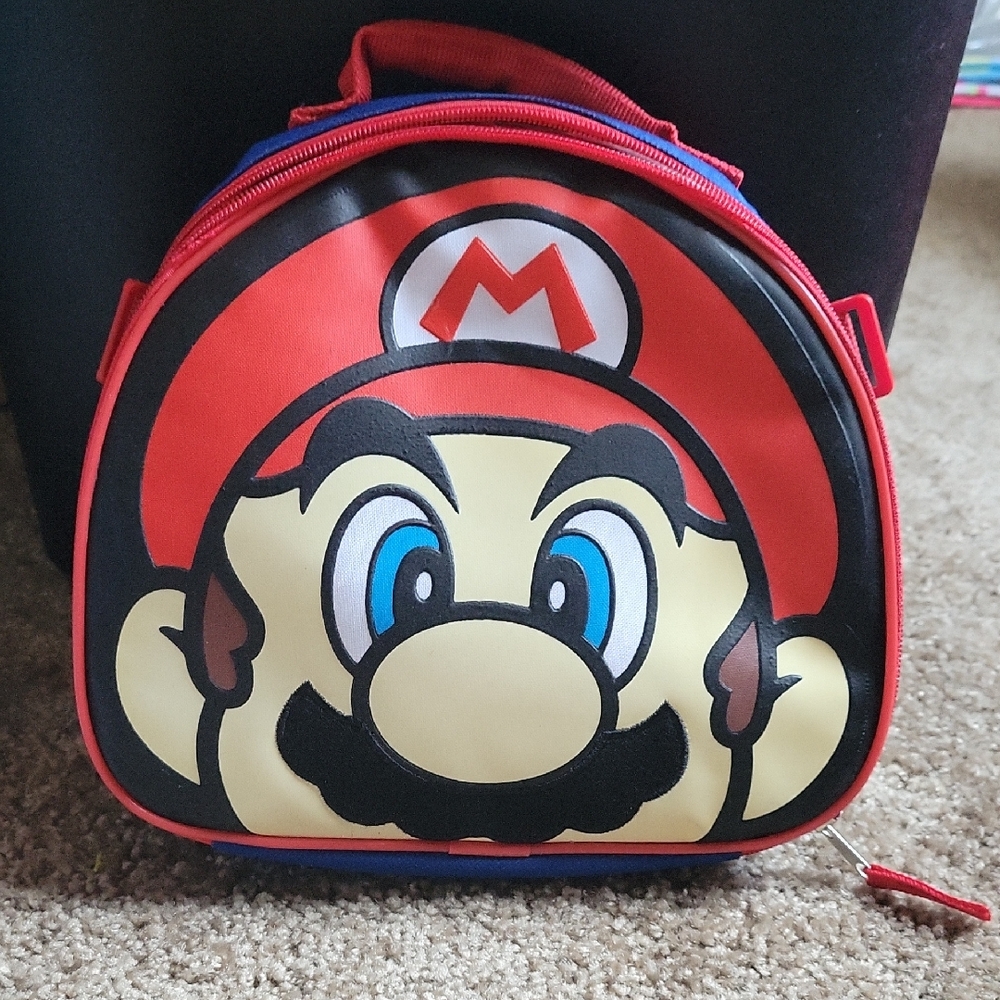 Nintendo Super Mario Black and Gray Label